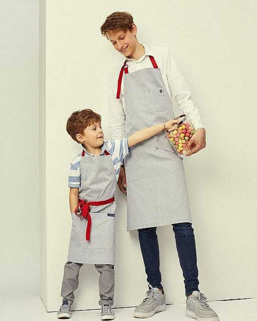 Barista Tools|Gift Shop Caffeine Lab | Lucio Verso Blue Thistle Kids Apron