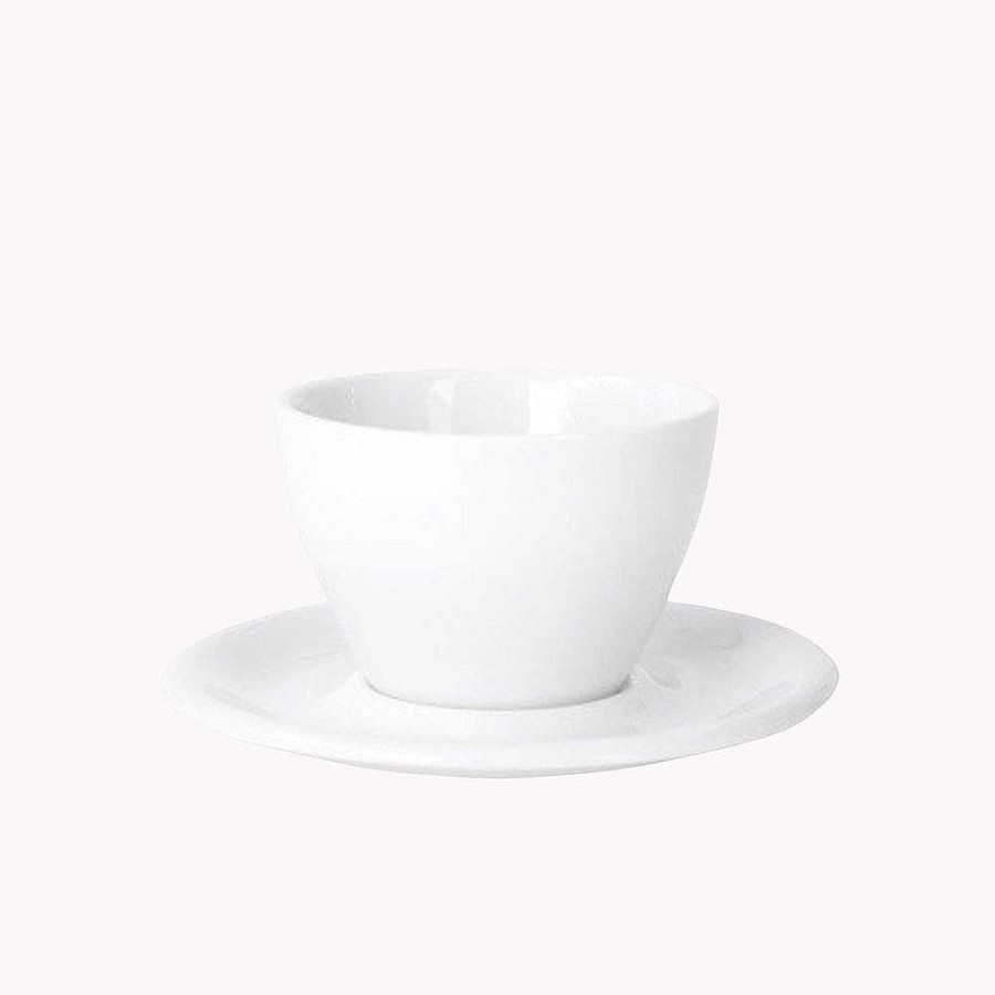 Coffee Cups Caffeine Lab | Meno Large Latte Cup & Saucer 355Ml