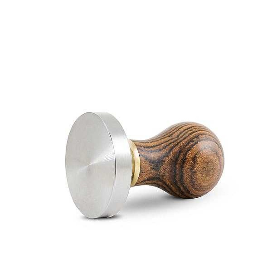 Coffee Tools Caffeine Lab | Compressore Professional Espresso Tamp 58Mm Flat - Bocote Wood