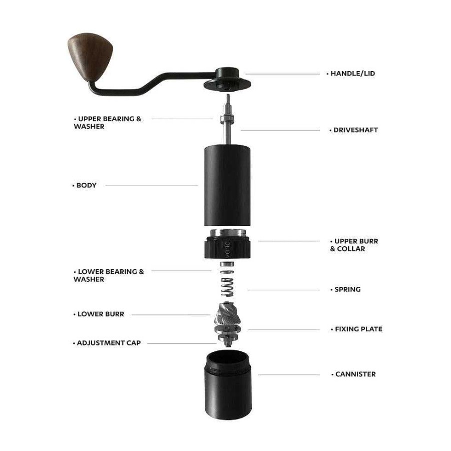 Accessories|Coffee Tools Caffeine Lab | Varia Hand Grinder Stainless Steel Burr