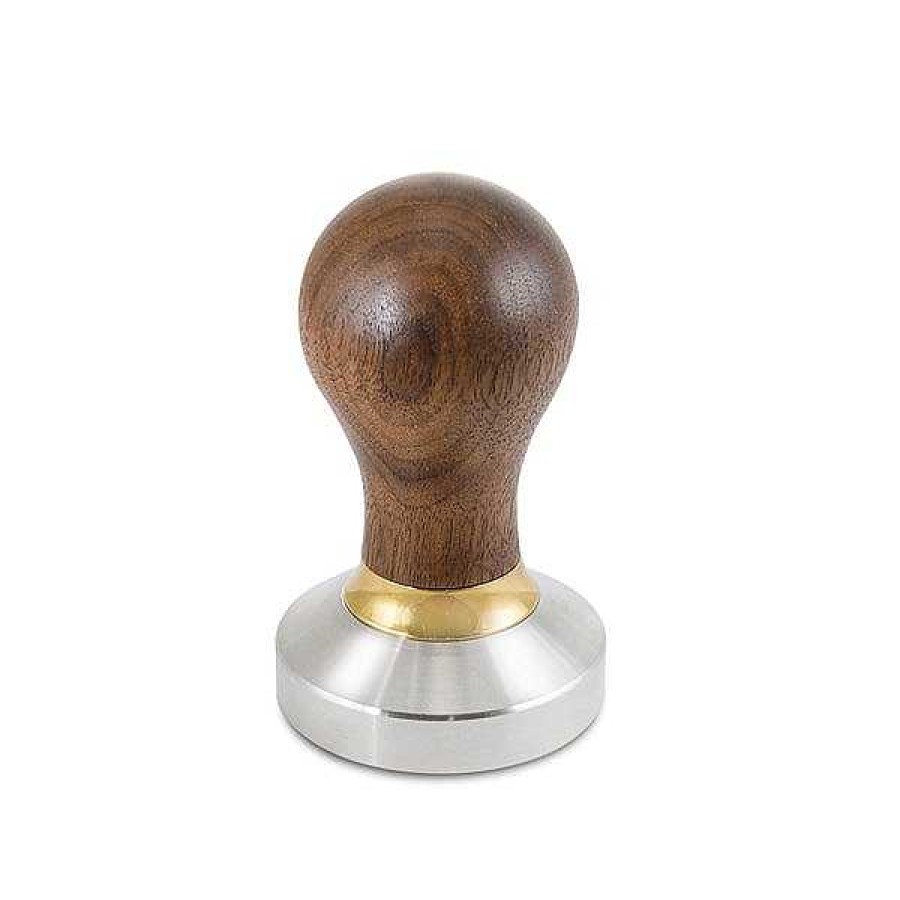 Accessories|Coffee Tools Caffeine Lab | Compressore Professional Espresso Tamp 58Mm Flat - Walnut Wood