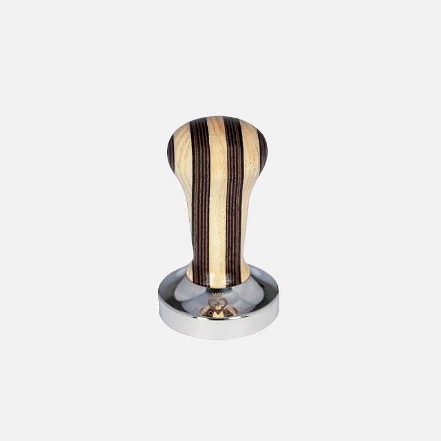 Accessories|Coffee Tools|Gift Shop Caffeine Lab | Ergo Striped Wood Tamper - Striped Zebrawood