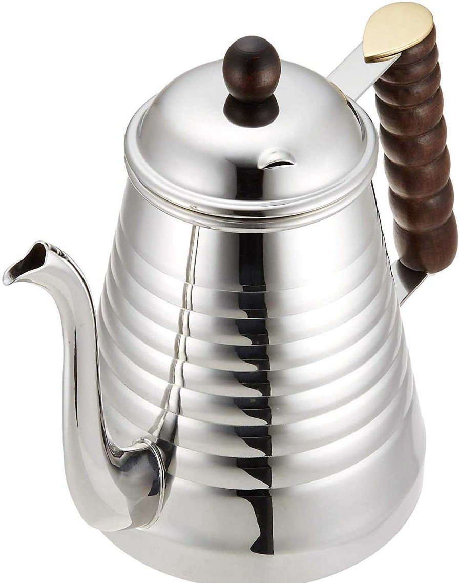 Coffee Makers Caffeine Lab | Kalita Wave Stainless Steel Gooseneck Kettle - 1L