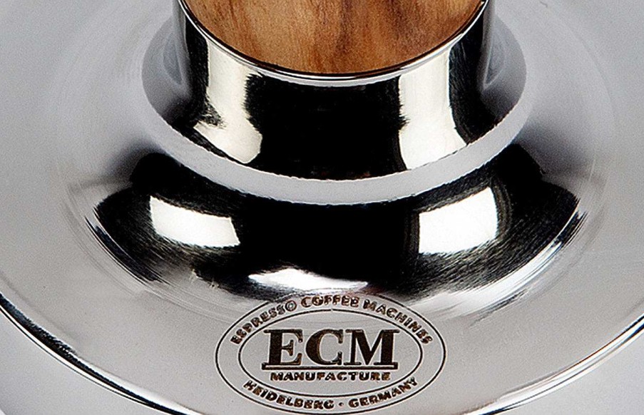 Accessories|Coffee Tools Caffeine Lab | Ecm Flat Tamper Olive Wood