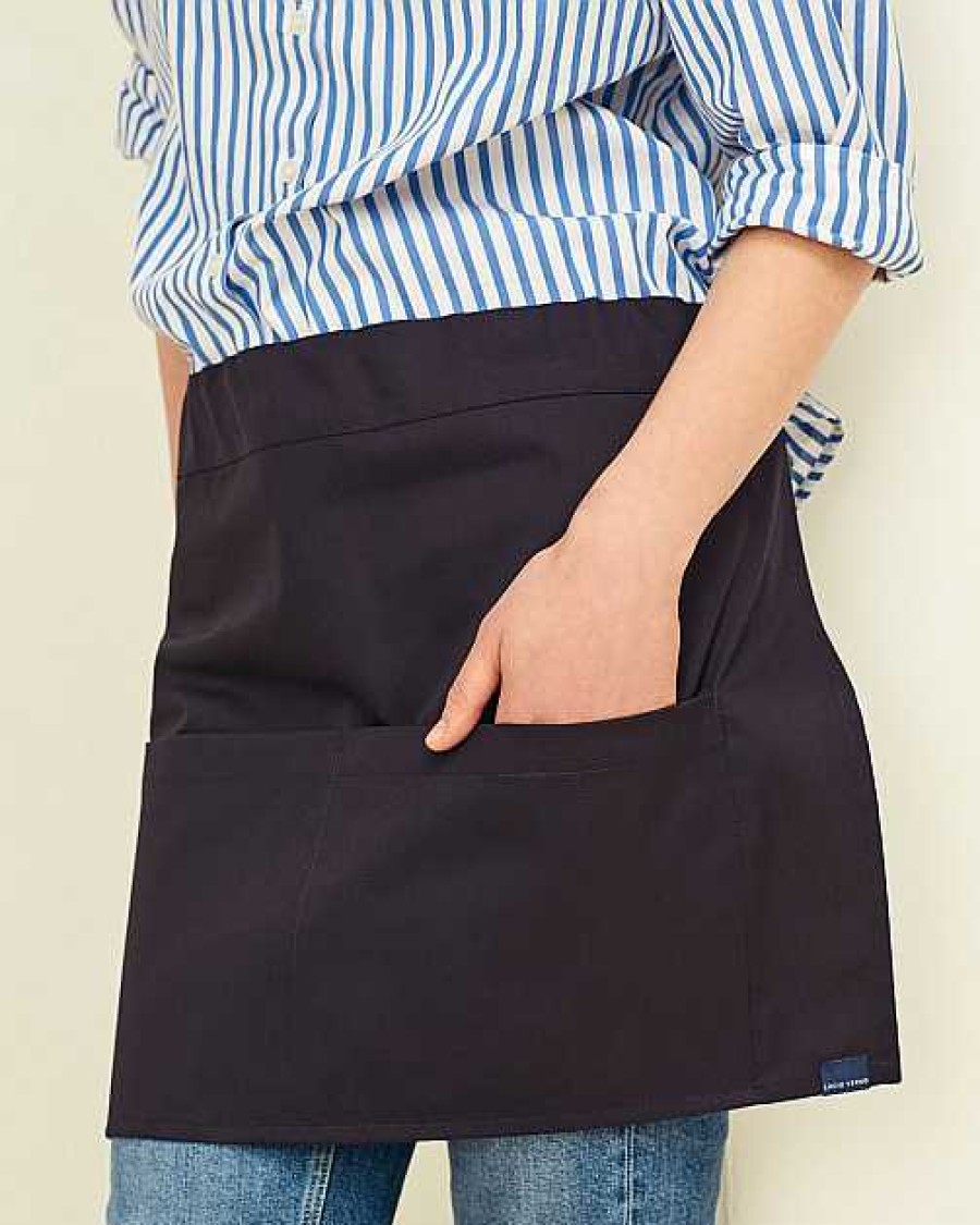 Barista Tools Caffeine Lab | Lucio Verso Dark Blue Mini Bistro Apron