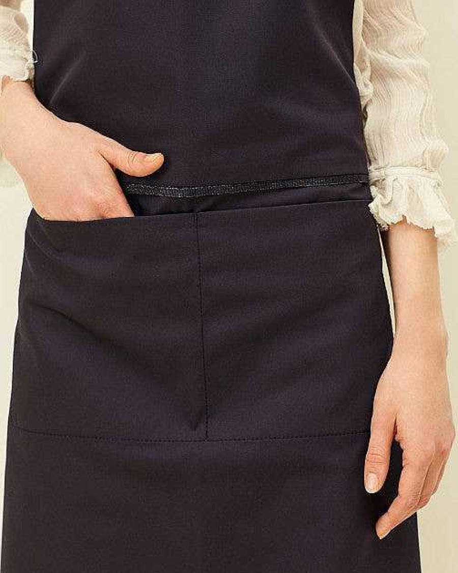 Barista Tools|Gift Shop Caffeine Lab | Lucio Verso Midnight Blue V-Neck Classic Apron